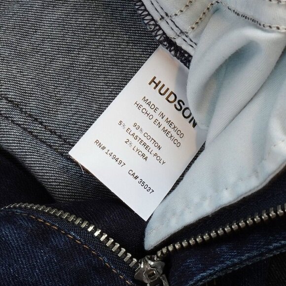 Hudson Mid Rise Dark Wash Skinny Jeans - 26 - NWT - Picture 8 of 8